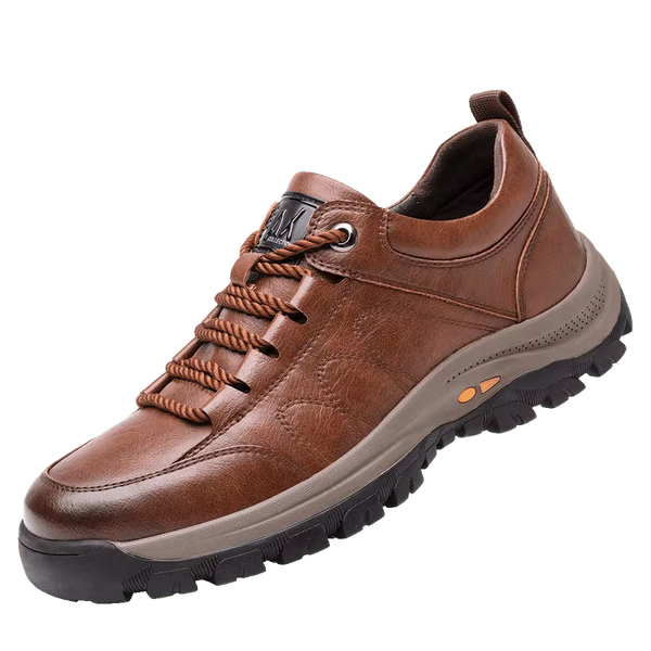 Large Men's Retro Style Comfortable, Wear-Resistant, Anti Slip Riding Boots, Outdoor Hiking Shoes