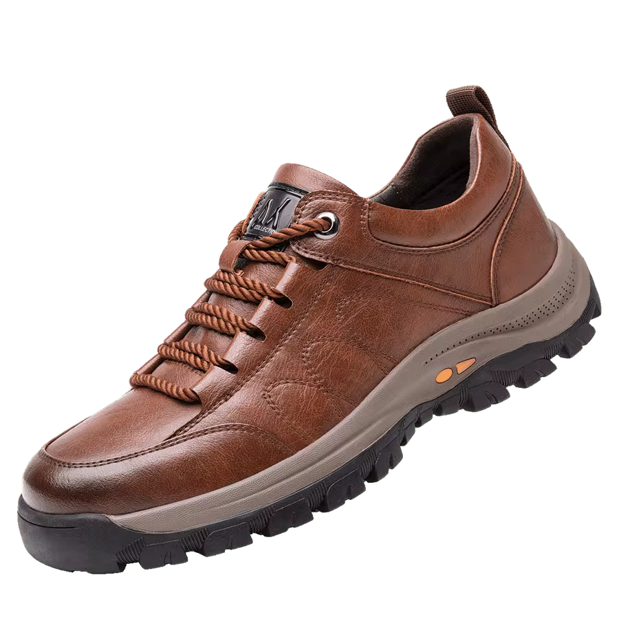 Large Men's Retro Style Comfortable, Wear-Resistant, Anti Slip Riding Boots, Outdoor Hiking Shoes